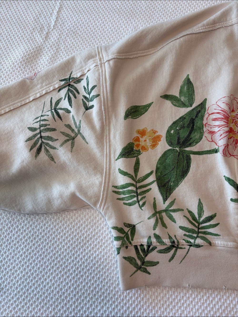 Free People FP Gaia Sweatshirt, Crop Large - Picture 4 of 16